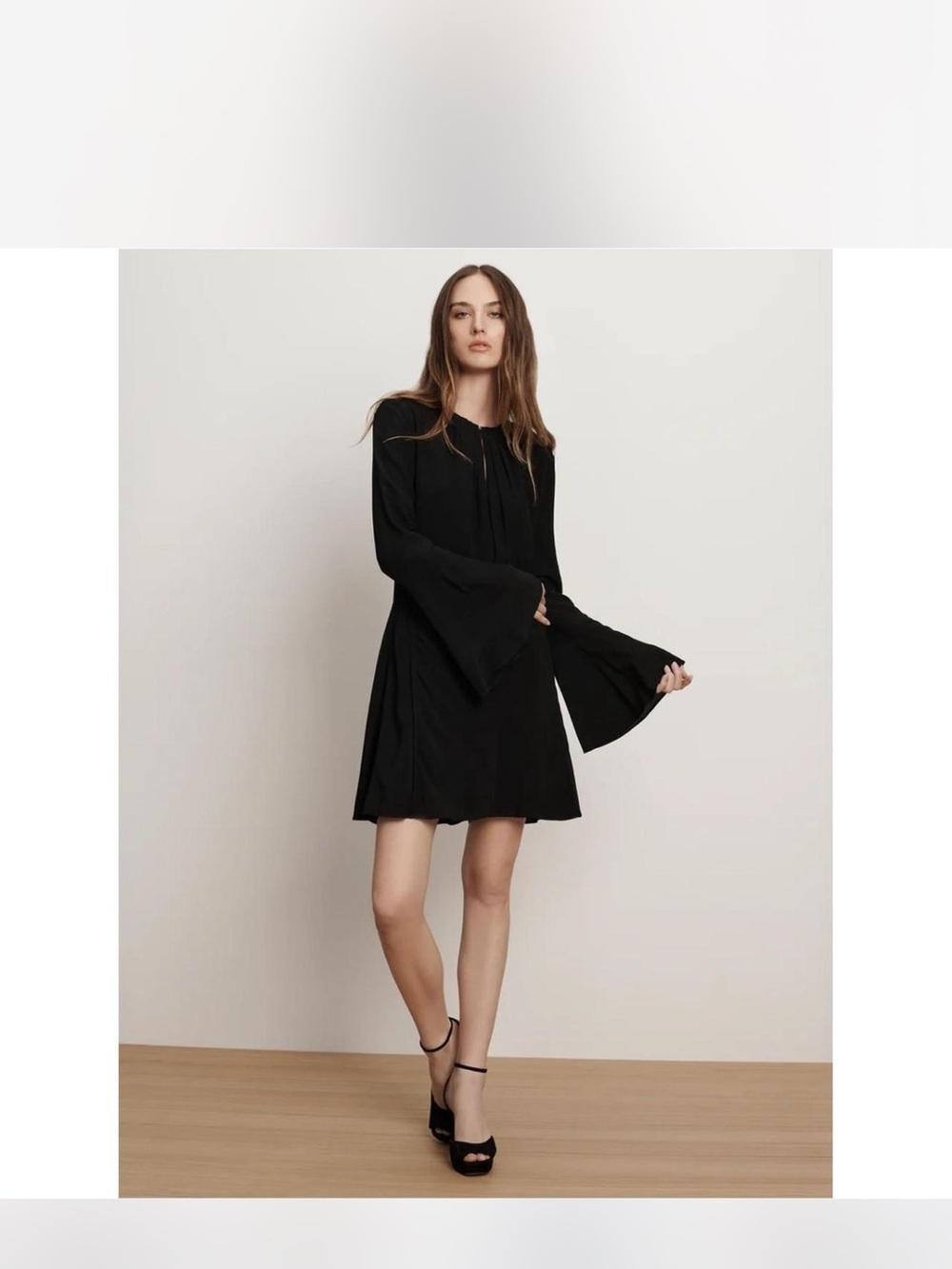 Veronica Beard Black Ezra Mini Dress